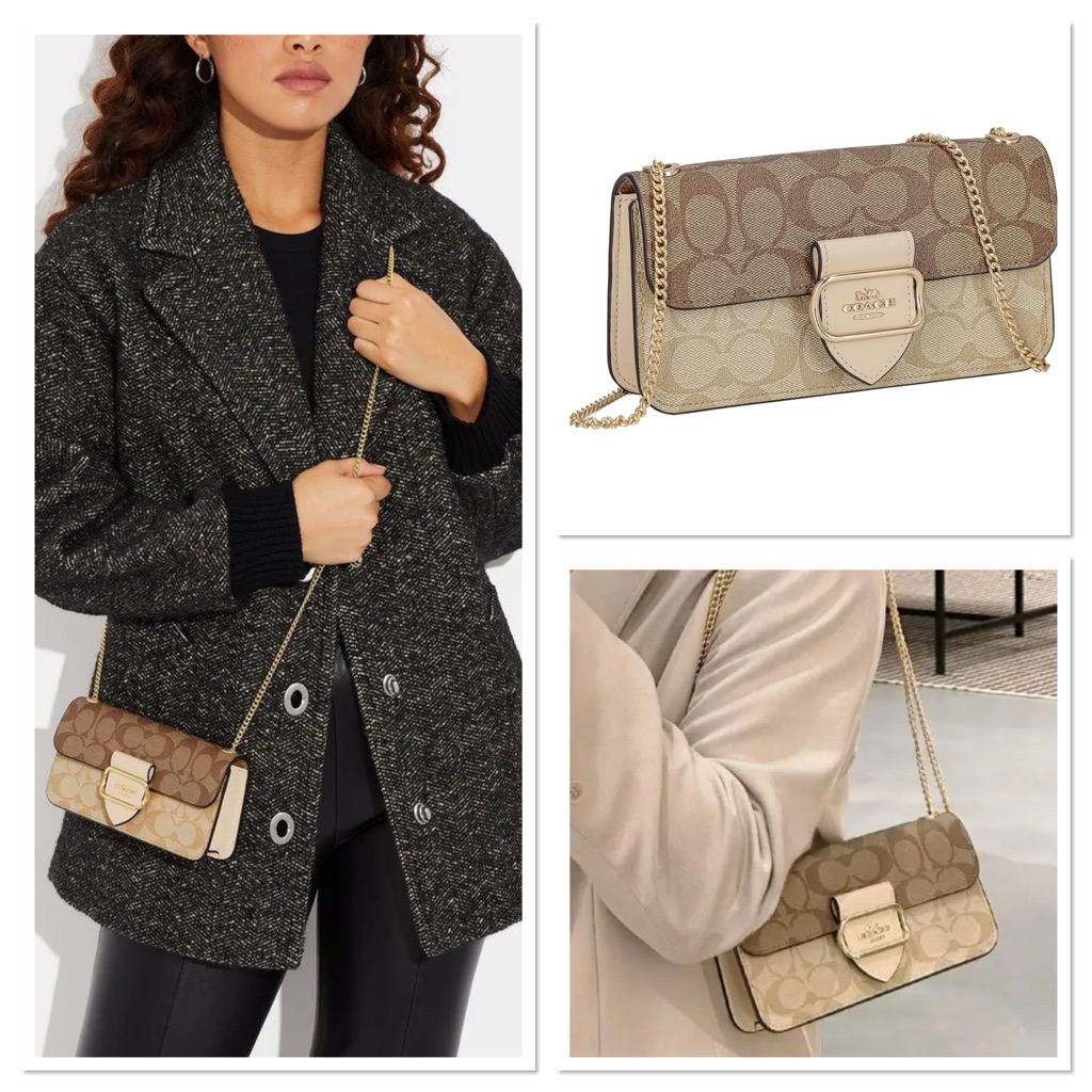 Coach Morgan Crossbody In Blocked Signature Canvas